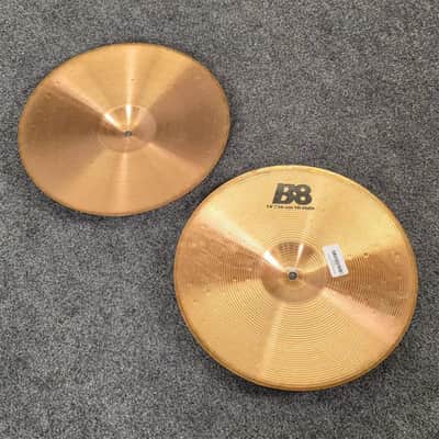 Used Sabian B8 Hi Hat Cymbals 14" - Good image 5