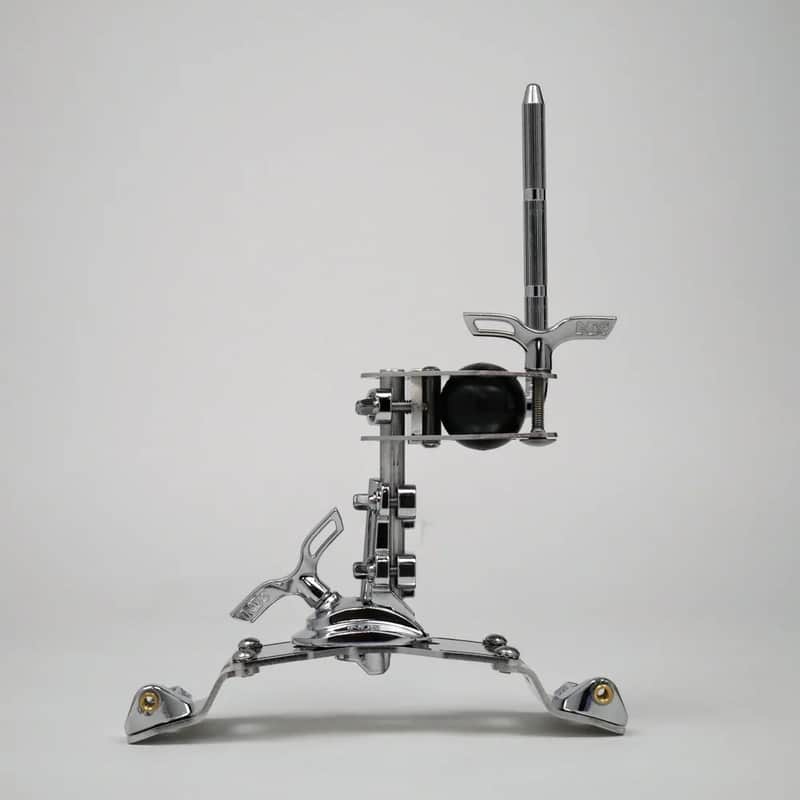 INDe Low Profile Drill-Free Rail Tom Mount - Extra Large - with 10.5mm Single Ball Tom Holder