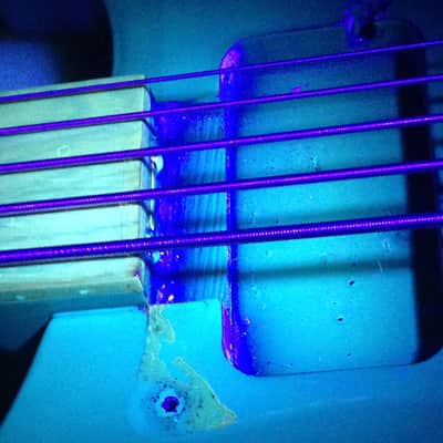 1987 Rickenbacker 4003 5 String Fretless Midnight Blue SUPER RARE! image 16