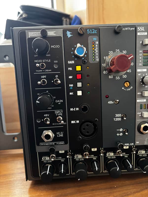 API 512c 500 Series Mic Preamp Module 2000 - Present - Black image 1