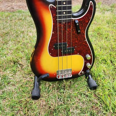 1966 Fender Precision Bass Guitar Original image 3