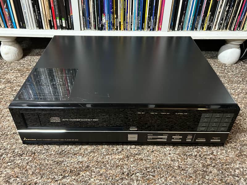 Mitsubishi DP‑309 5-Disc CD Auto Changer Compact Disc Player 1980s TESTED ✅