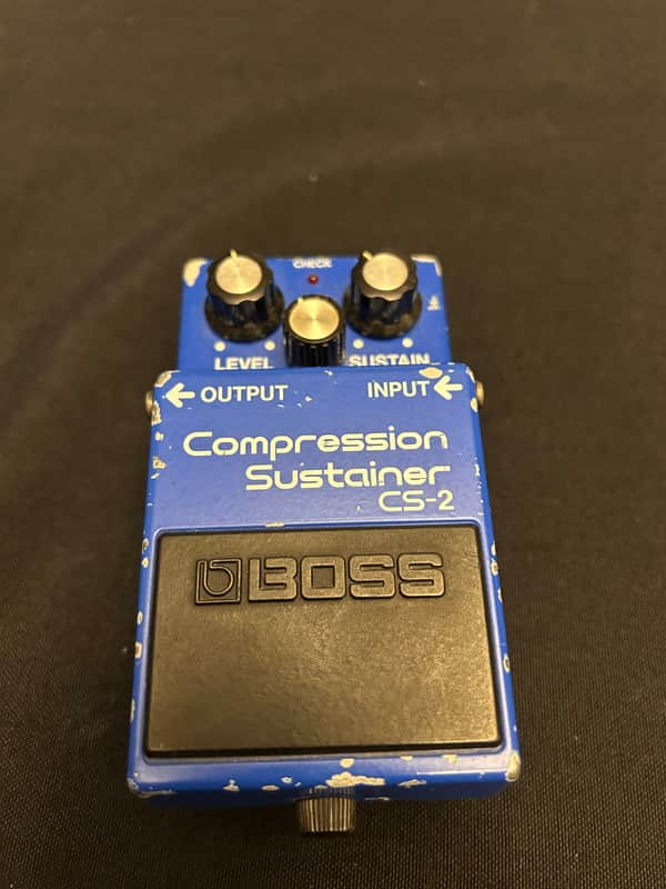 Boss CS-2 Compression Sustainer (Black Label) 1981 - 1989 - Blue image 1