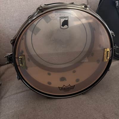 Mapex BPML3700LNWU Black Panther Blaster 13x7" Maple Snare Drum 2010s - Transparent Walnut Burst image 3