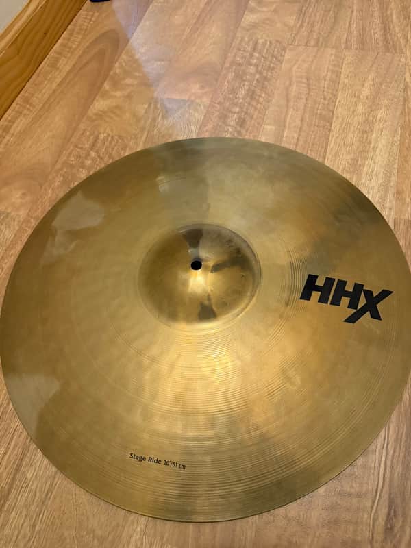 Sabian 20" HHX Stage Ride Cymbal 2001 - Present - Brilliant image 1