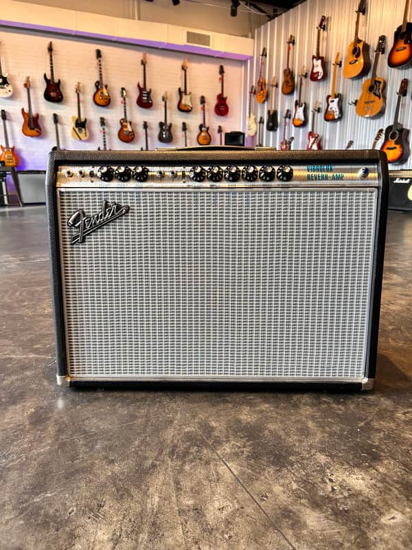 Fender ‘68 Reissue Vibrolux Reverb-Amp 2014 - Black image 1