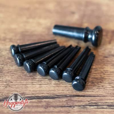 Martin Bridge And Endpins: Polished Black image 1