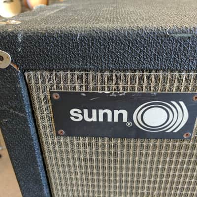 Early 70's Sunn 610s 6x10” Speaker Cabinet, Eminence Speakers, Casters, Guitar/Bass, Angled Baffle image 3