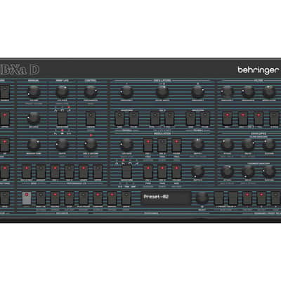 Behringer UB-Xa D Analog Bitimbral Desktop Synthesizer image 1