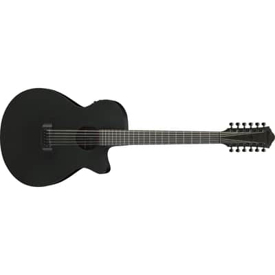 Ibanez AEG1221 12-string Acoustic-Electric Guitar - Black Out image 3