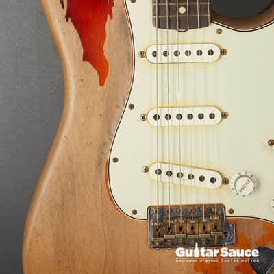 Fender Custom Shop Rory Gallagher Heavy Relic 3 Tone Sunburst 2021 Used (Cod. 1643UG) image 4