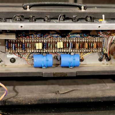Vox AC50 head 1974 - Black basketweave image 9