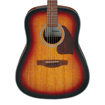 Used Ibanez PF54 Dreadnought Acoustic Guitar - Open Pore Vintage Sunburst image 1