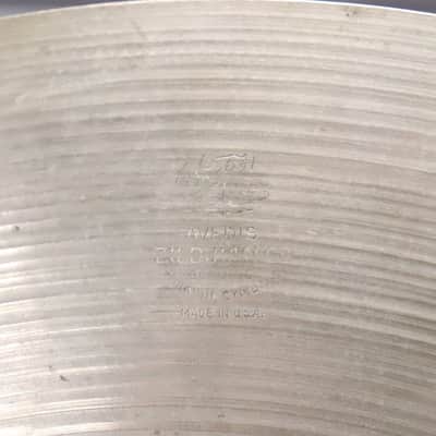 Zildjian 20" A Avedis Crash Ride Cymbal Vintage 1960's 2,028g's image 6