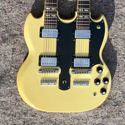 Gibson EDS-1275 Double-Neck SG 1974 - Alpine White image 1