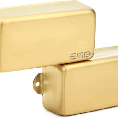 EMG Les Claypool Signature Pachyderm Gold PA Bass Pickup Set - BRUSHED GOLD image 4