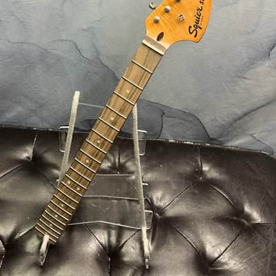 Squier Classic Vibe 70s Loaded Stratocaster Neck Vintage Tint with CBS Style Headstock, Flame Maple Figuring image 2