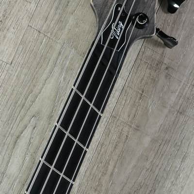 Mayones Viking VF 4 Multi-Scale 4-String Bass, Antique Black Matte, Ebony image 6