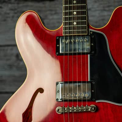 Gibson Custom Murphy Lab 1961 ES-335 Reissue Ultra Light Aged - Sixties Cherry image 7