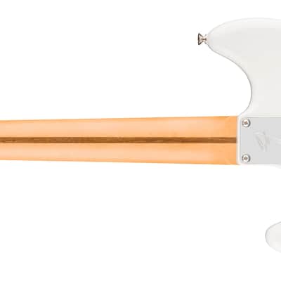 Fender Player II Mustang Bass PJ Maple FB Polar White image 2