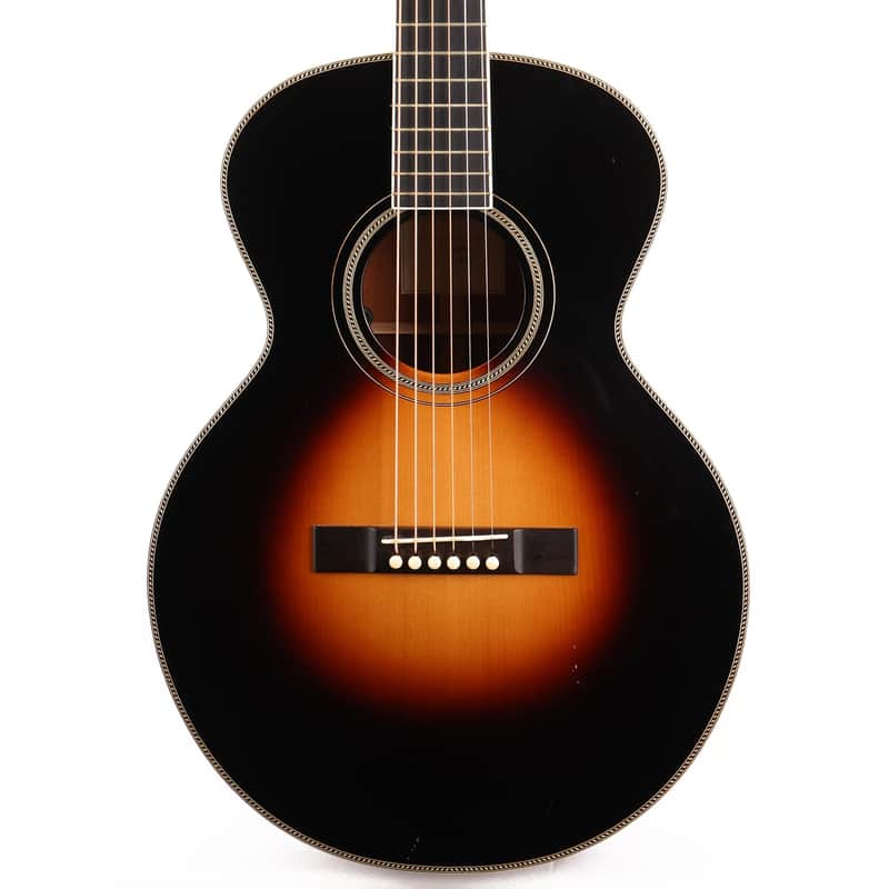Flammang EL Acoustic Guitar Spruce and Mahogany Sunburst Used image 1