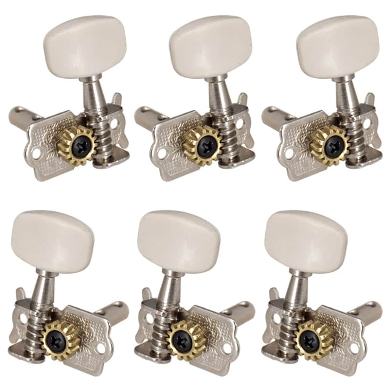 Vintage Open Gear 3R+3L Guitar Tuning Pegs Machine Heads image 1