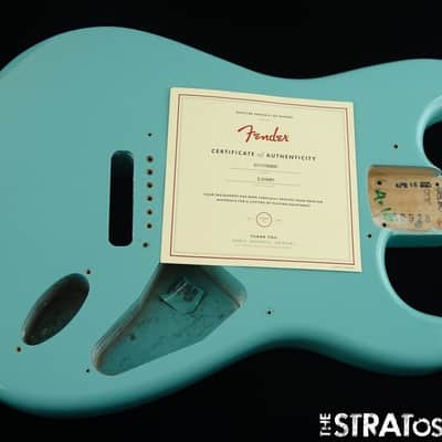 Fender Stratocaster ERIC JOHNSON Strat BODY American Nitro Tropical Turquoise image 2
