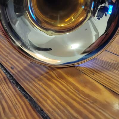 Palm Trombone -- Perfect for Beginner/Backup -- Cleaned and Serviced image 8