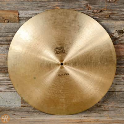 Paiste 20" 2002 "Black Label" Flatride Ride Cymbal 1971 - 1980