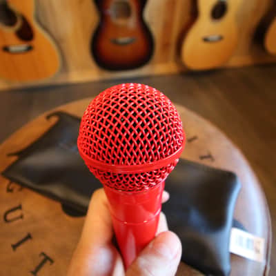 Shure SM58 Handheld Cardioid Dynamic Microphone - All Red Custom image 4
