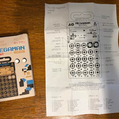 Teenage Engineering PO-128 Pocket Operator Mega Man 2020 - Present - Black image 3