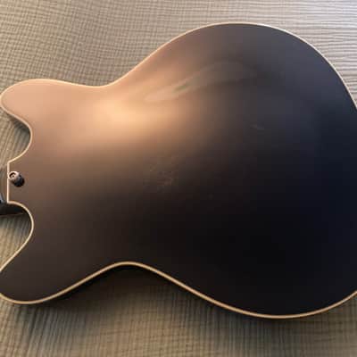 1990s DeArmond by Guild Starfire Bass Short Scale Hollowbody Electric Bass w/Case image 9