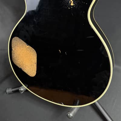Vintage 1970's Avila LP Custom-Style Electric Guitar Gloss Black MIJ image 14