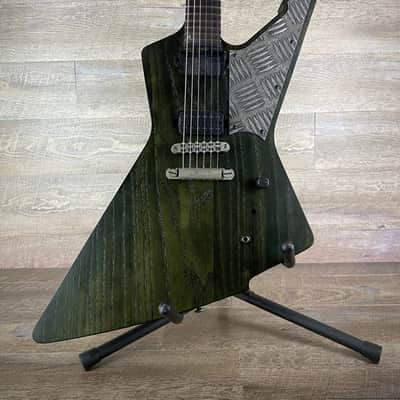 Custom Modded Schecter E-1 Apocalypse – High-Gain Hot-Rod (Rusty Grey Finish) - USED image 2