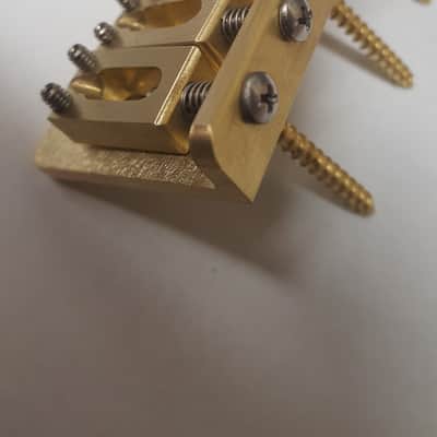 Killer Guitar Components Narrow Brass Hardtail Bridge - Solid-Milled image 2
