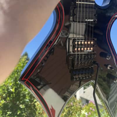 B.C. Rich WMD WARBEAST Neckthru 2007 - Korean MINT! Black/Red image 10