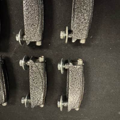 Gretsch Broadkaster Snare Lugs (10) Double-End 90’s - 00’s - Gunmetal image 2