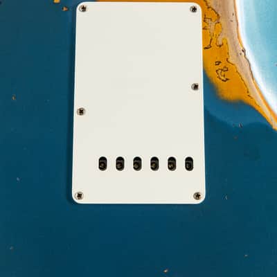 Fender Custom Shop LTD 1961 Heavy Relic Stratocaster Lake Placid Blue Over 3 Tone Sunburst image 19
