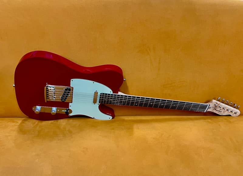 Fender Telecaster Custom Shop Dakota Red Custom Deluxe 5A Flame 2011 - Dakota Red image 1