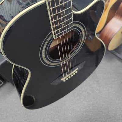 Washburn Acoustic electric guitar 2025 - Polish ebony image 1
