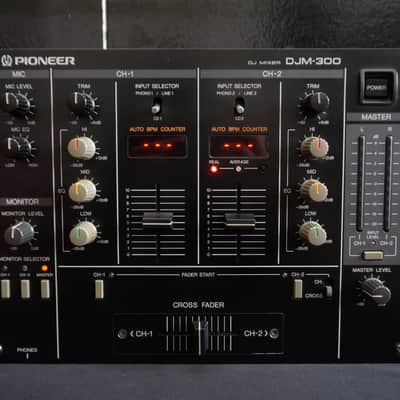 Pioneer DJM-300 Two Channel Performance DJ Mixer w/ 3-Band EQ - 100V image 1