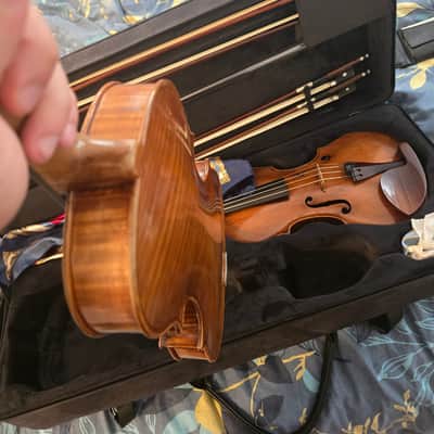 Beautiful One Piece Back Daniel Moinel 4/4 1948 Professional Violin, perfectly setup in Edinburgh and played in professional Orchestra, Warm Silvery big sound, incredibly easy to play. Suitable for orchestra or soloist playing. image 10