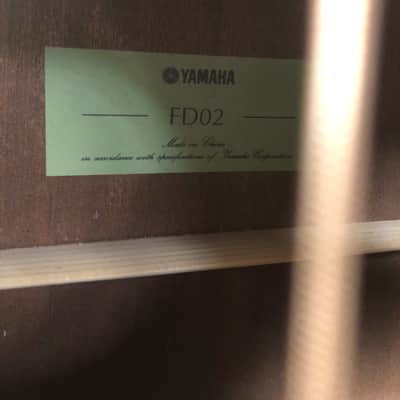 Yamaha FD-02 - Natural Acoustic Guitar image 6