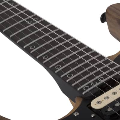 Schecter Sun Valley Super Shredder Exotic HT Black Limba LH Natural Satin image 12