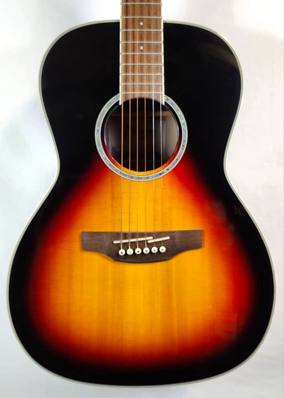 Takamine GY51E-BSB New Yorker, Full Scale Parlor Size Acoustic/Electric Guitar, Brown Sunburst image 1