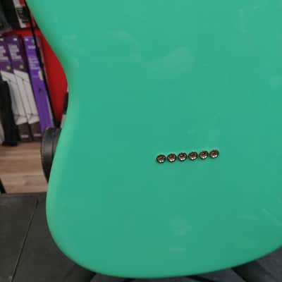2021 Fender Player Duo Sonic, Pau Ferro Fingerboard, Sea Foam Green w/ Locking Tuners (USED) "Made In Mexico" image 20