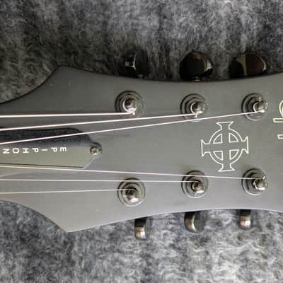 Les Paul Style - Goth w/ Seymour Duncan humbuckers & Epiphone Back Pack image 7