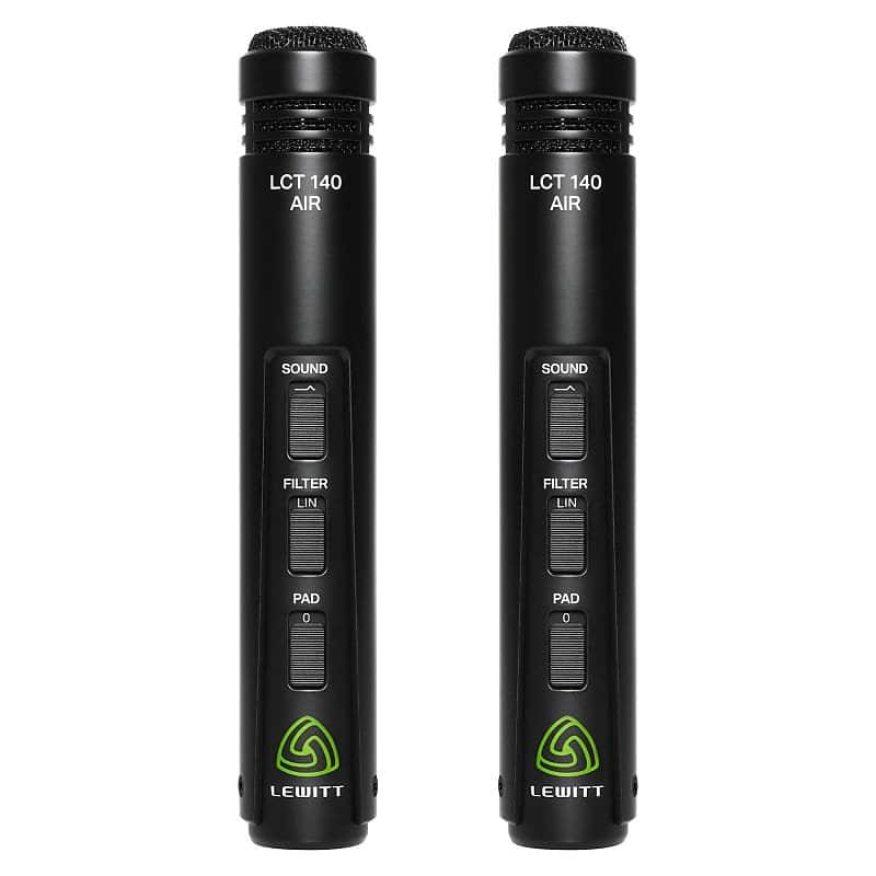Lewitt LCT 140 AIR Small Diaphragm Cardioid Condenser Microphone Stereo Pair image 1