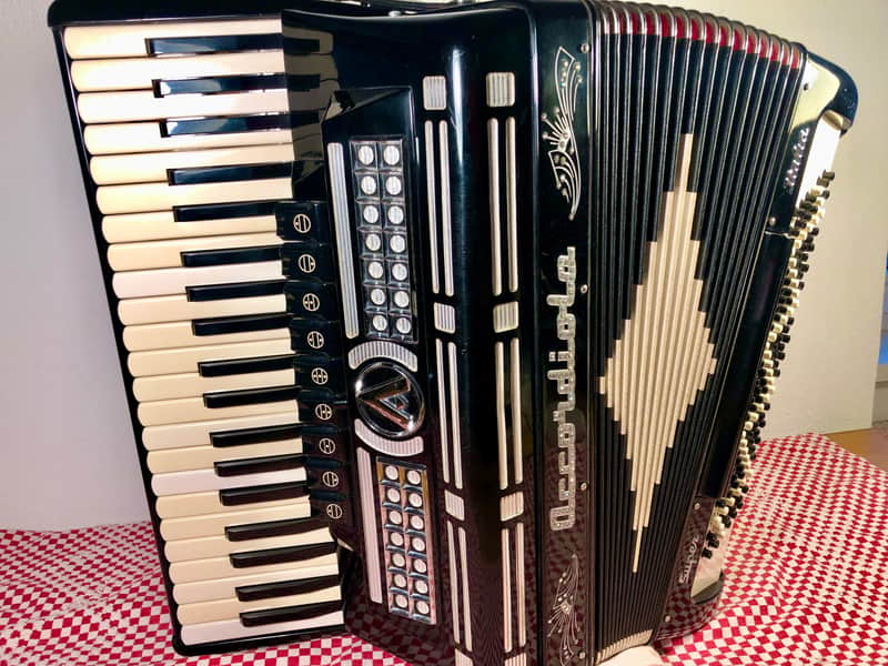 Accordion Accordiola Super Italia - Black 120 Bass image 1