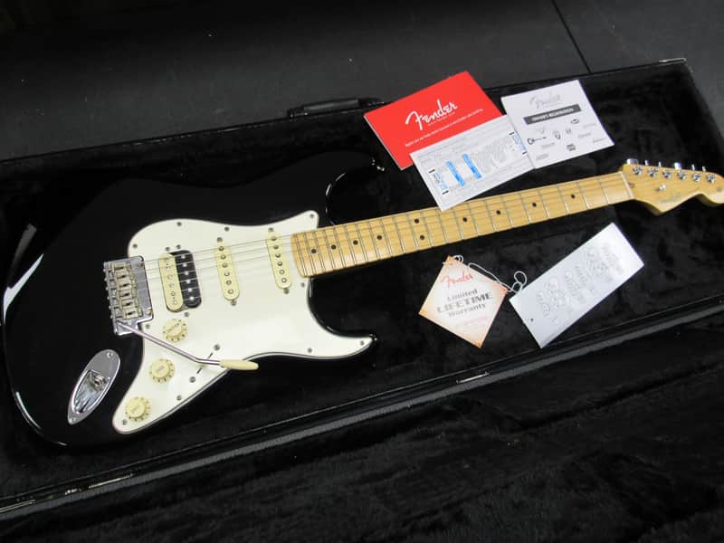 Made in 2015 USA Fender American HSS Maple Neck Stratocaster Electric Guitar With Original Case & Paperwork image 1